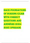 NACE FouNdAtioNs  oF NursiNg ExAm  with CorrECt  QuEstioNs ANd  ANswErs 2024- 2025 upgrAdE. Infection Control & Clinical Nursing Practices Quiz Section 1: Personal Protective Equipment (PPE) Protocols 1. Question: When caring for a patient with Clostridiu