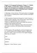 Chapter 11, 8 Language Development, Chapter 11 - Module 8, DP Chapter 11, Psych 2450 - Chapter 11 Questions, Chapter 11: Development of Language and Communication Skills, developmental aspects of communication, Language and Communication, Language De...