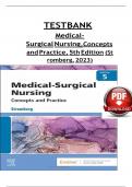 Test Bank for Medical-Surgical Nursing, 10th Edition, Donna D. Ignatavicius, Linda Workman, Cherie R. Rebar, Nicole M. Heimgartner ;All Chapters 1-69 LATEST 2024