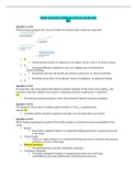 Health Assessment- Findings for Chest & Lung Sherpath Quiz | Health Assessment- Findings for Chest & Lung  Quiz (answered)