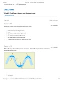 SCIN 138 INTRODUCTION TO PHYSICAL GEOLOGY Week 8 Final Exam