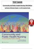 TEST BANK For Community and Public Health Nursing 10th Edition by Rector & Stanley, ISBN: 9781975123048, All 30 Chapters Covered, Verified Latest Edition