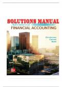 TEST BANK For Advanced Financial Accounting 13th Edition By Theodore Christensen Chapter 1 - 20 |Complete Solution 