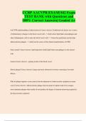 CCRP AACVPR EXAM| 842 Exam TEST BANK with Questions and 100% Correct Answers| Graded A+