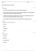 PNUR 101 Final Study Guide Questions With All Passed Answers!!