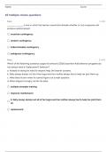 EDF 6226 Final Exam Study Guide Questions With All Correct Answers!!