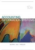 ACCOUNTING INFORMATION SYSTEM 10TH EDITION BY ULRIC GELINAS, RICHARD DULL, PATRICK  WHEELER TEST BANK