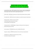 CHSOS 404 Actual Exam with Questions & Answers Graded A