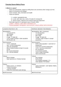 A Level OCR Geography Notes For The Changing Spaces, Making Places Unit 