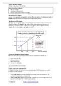 demand and supply summary