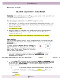 The Ionic Bonds Gizmo / Student Exploration: Ionic Bonds (answered) 2021
