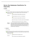 PN 2 - FGM - Exam 4 second attempt final quiz.