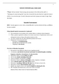 NURS 660 - Exam 1 study guide.