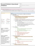 Research Methods & Operational Definitions AP Psychology Class Notes - Unit 1 Module 3