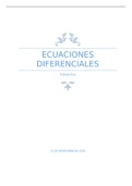 Ecuaciones diferenciales