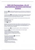 NUR 145 Pharmacology - Ch. 24 (Dysrhythmias) Questions and Correct Answers