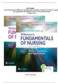 Davis Advantage for Wilkinson's Fundamentals of Nursing (2 Volume Set): Theory, Concepts, and Applications 5th Edition by Leslie S. Treas TEST BANK