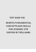 test-bank-for-dewits-fundamental-concepts-and-skills-for-nursing-5th-edition-by-williams