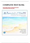 COMPLETE TEST BANK:   Women's Health: A Primary Care Clinical Guide 5th Edition by Diane Schadewald (Author) latest Update.