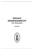 Samenvatting Sociale Zekerheidsrecht - Prof. Schoukens (14/20 eerste zit)