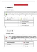 COUN 6277 Midterm Exam - 100% Correct Questions and Answers, A Grade