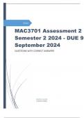 MAC3701 Assessment 2 Semester 2 2024