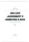 NSO1506 Assignment 2 Semester 2 2024.