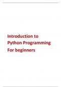 Python for beginners 