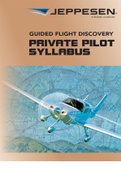 Jeppesen Guided Flight Discovery Private Pilot Syllabus