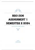 NSO1506 Assignment 1 Semester 2 2024