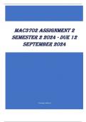 MAC3702 Assignment 2 Semester 2 2024 - DUE 12 September 2024