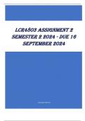 LCR4803 Assignment 2 Semester 2 2024 - DUE 16 September 2024