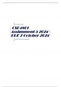 CSP4801 Assignment 5 2024 - DUE 7 October 2024