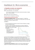 Samenvatting hoofdstuk 11 micro economie