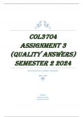 COL3704 Assignment 3 Semester 2 2024