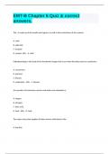 EMT-B Chapter 6 Quiz & correct answers.