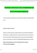 UH Manoa - PH 203 (T. Lee) - Certification Test How To Recognize Plagiarism 2024 Actual Questions with Verified Answers, 100% Guarantee Pass