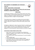 DEVELOPEMENT OF VENTILATOR AND DIALYSIS MACHINE AS A MECHATRONIC SYSTEM