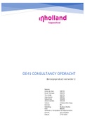 OE41 Consultancy project