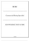 IICRC - Commercial Drying Specialist - Knowledge Test Guide 2024.