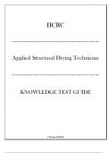 IICRC - Applied Structural Drying Technician - Knowledge Test Guide 2024