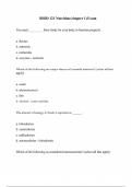 BIOD 121 Nutrition (chapter 1) Exam