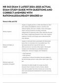 NR 545 EXAM 3 LATEST 2024-2025 ACTUAL EXAM STUDY GUIDE WITH QUESTIONS AND CORRECT ANSWERS WITH RATIONALES|ALREADY GRADED A+