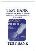 Exam Test Bank for Microbiology with  Diseases by Taxonomy 6th Edition Robert W.  Bauman