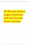 ATI RN Adult Medical  Surgical 2024 Exam  with Question And  Correct Answers. TPN administration - correct answer-Administer dextrose 10% in water until new TPN bag arrives to  avoid drop in blood glucose level. Levothyroxine interaction - correct answer-