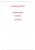 Instructor's Manual For Social Problems 9th Edition By John J. Macionis Henslin (All Chapters, 100% Original Verified, A+ Grade)