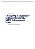 FAC3703 Assignment 1 Semester 2 2024 - DUE 7 September 2024