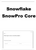 SnowPro Core Exam Study Guide: Questions