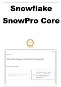 Practice Questions Test 1 for Udemy Snowpro Core Certification: 100% Accurate Answers