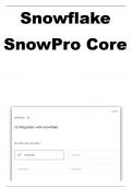 SnowPro Core Exam: Features & Architecture Udemy with 100% Correct Answers